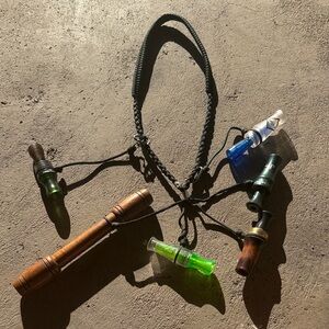 Outdoor Adventure Multi-Color Whistle Lanyard